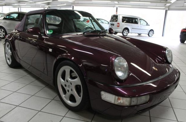 Left hand drive PORSCHE 911 964 CARRERA CABRIOLET